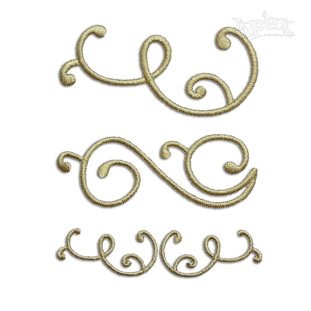 Flourishes Accents Machine Embroidery Design All