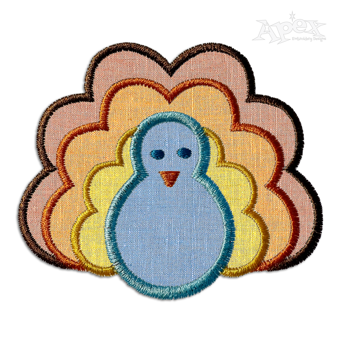 Turkey Machine Embroidery Design by Apex Digitized