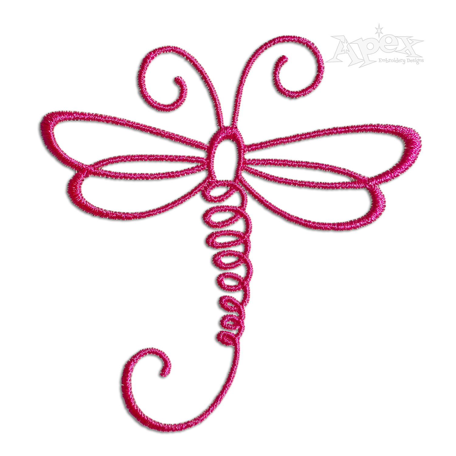 Summer Dragonfly Instect Bug Machine Embroidery Designs