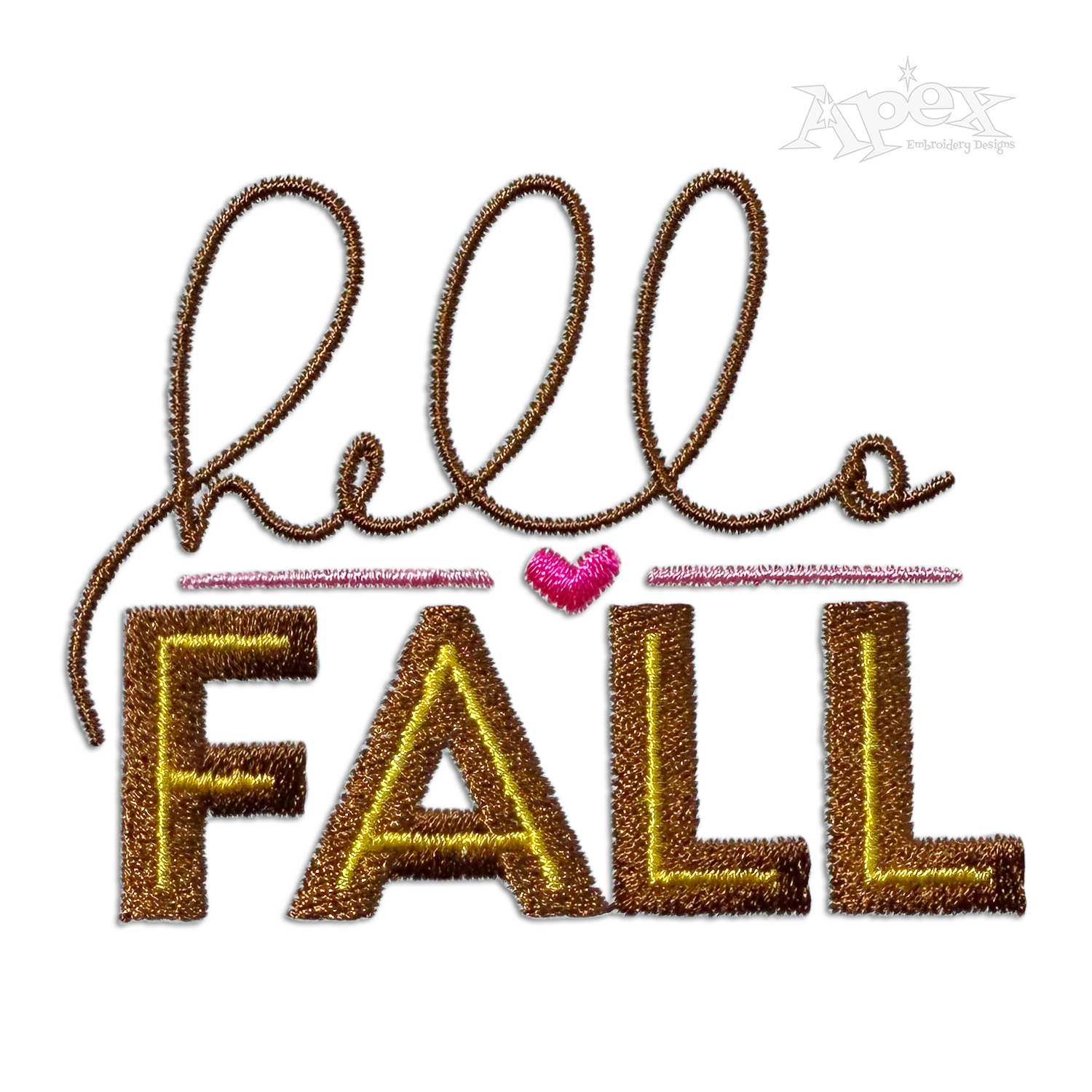 Fall Word Art Bundle Apex Machine Designs Digitized