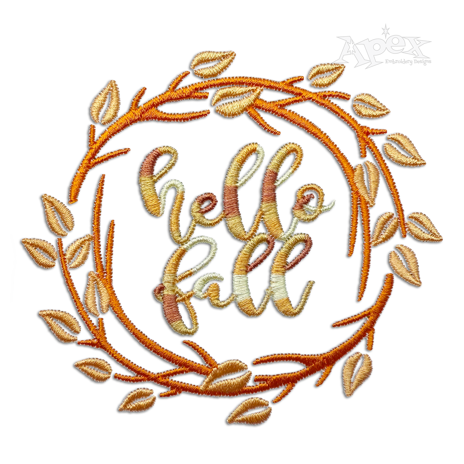 Fall Word Art Bundle Apex Machine Designs Digitized Apex