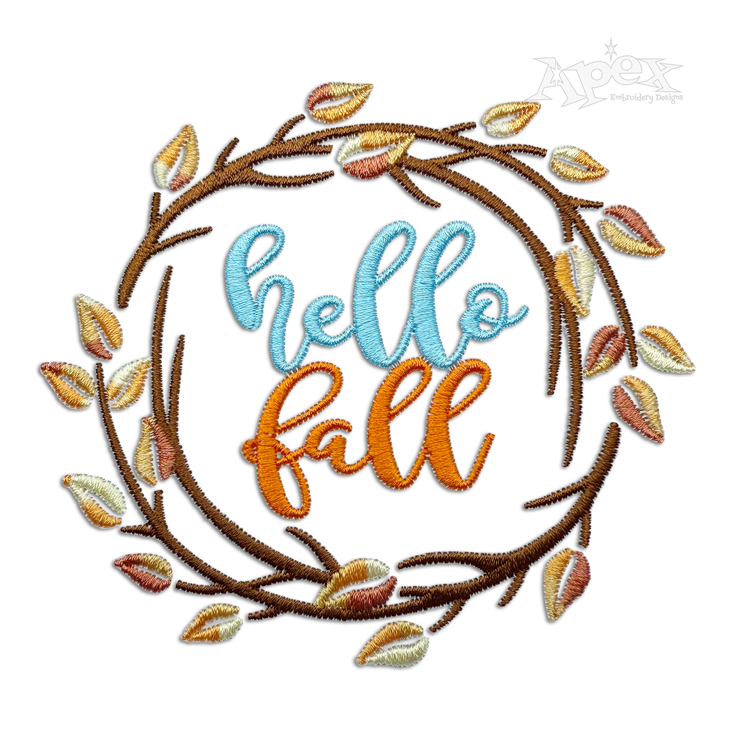 Fall Word Art Bundle Apex Machine Designs Digitized by Apex Art