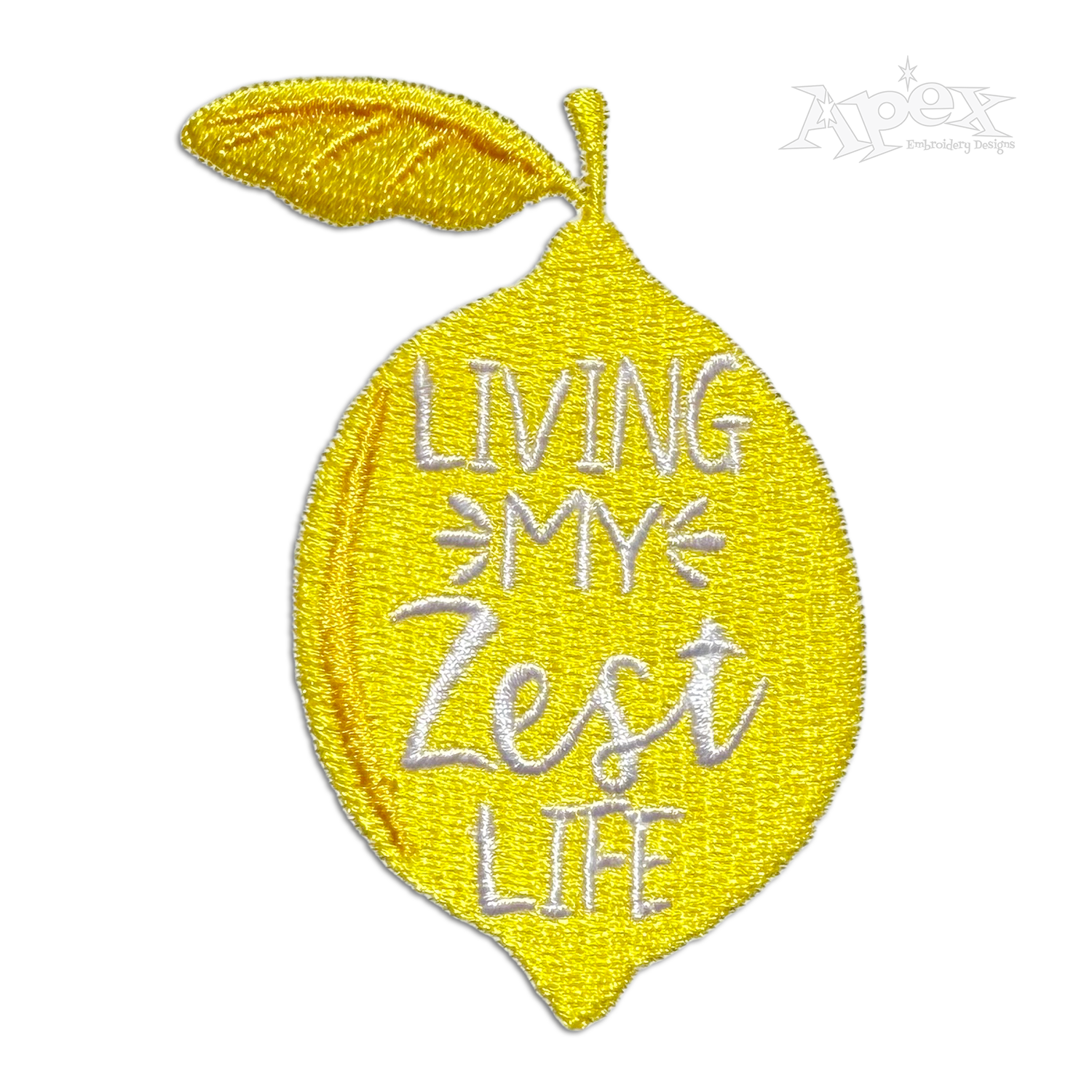 Living My Zest Life Lemmon or Lime Machine Embroidery Design