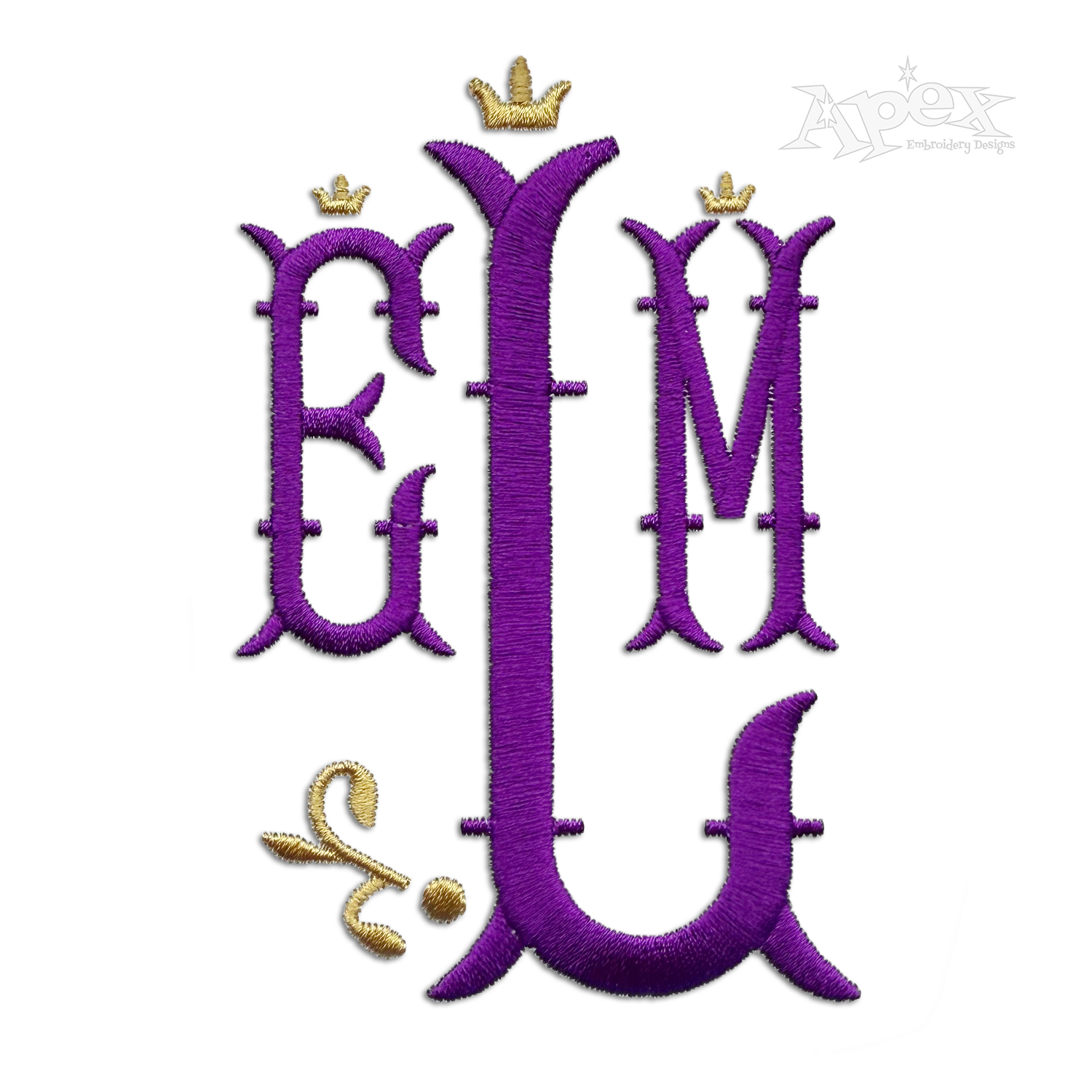 Nola Machine Embroidery Design | Apex L