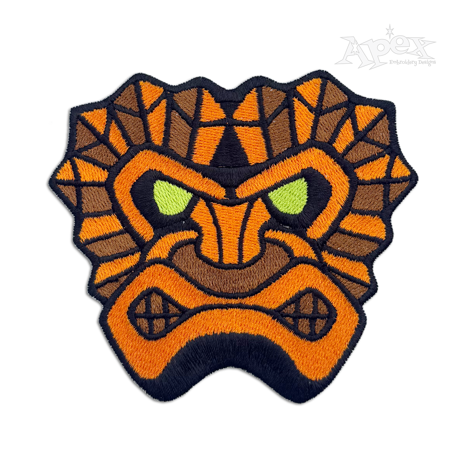 Honolulu Hawaii Tiki Bar Monkey Statue Embroidery Designs