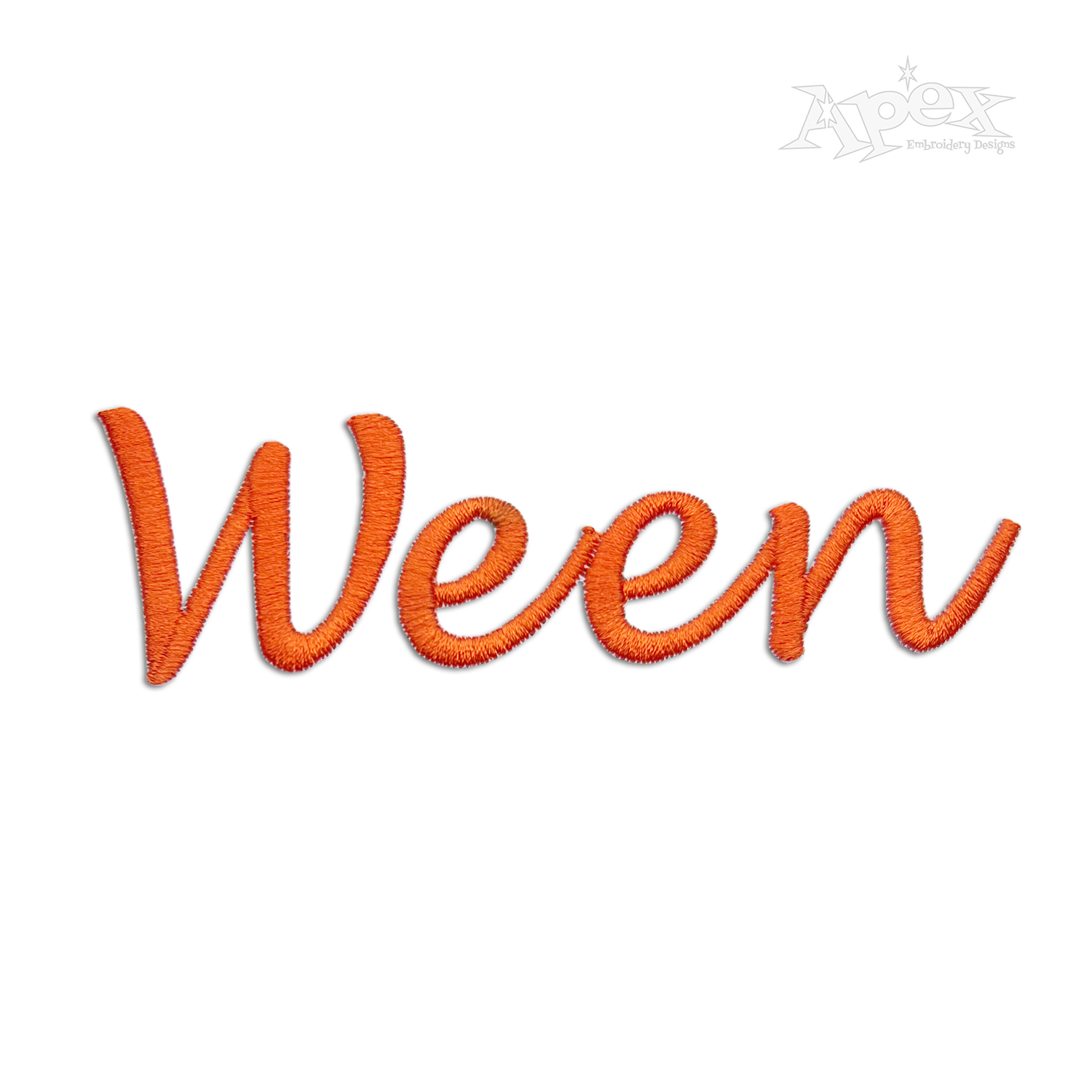 Bahia Script Machine Embroidery Fonts by Apex wen