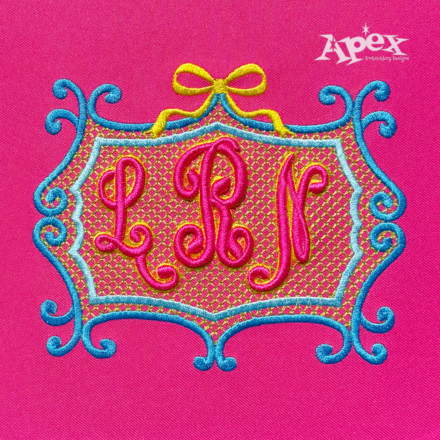 Bow Embroidery Frame Designs by Apex