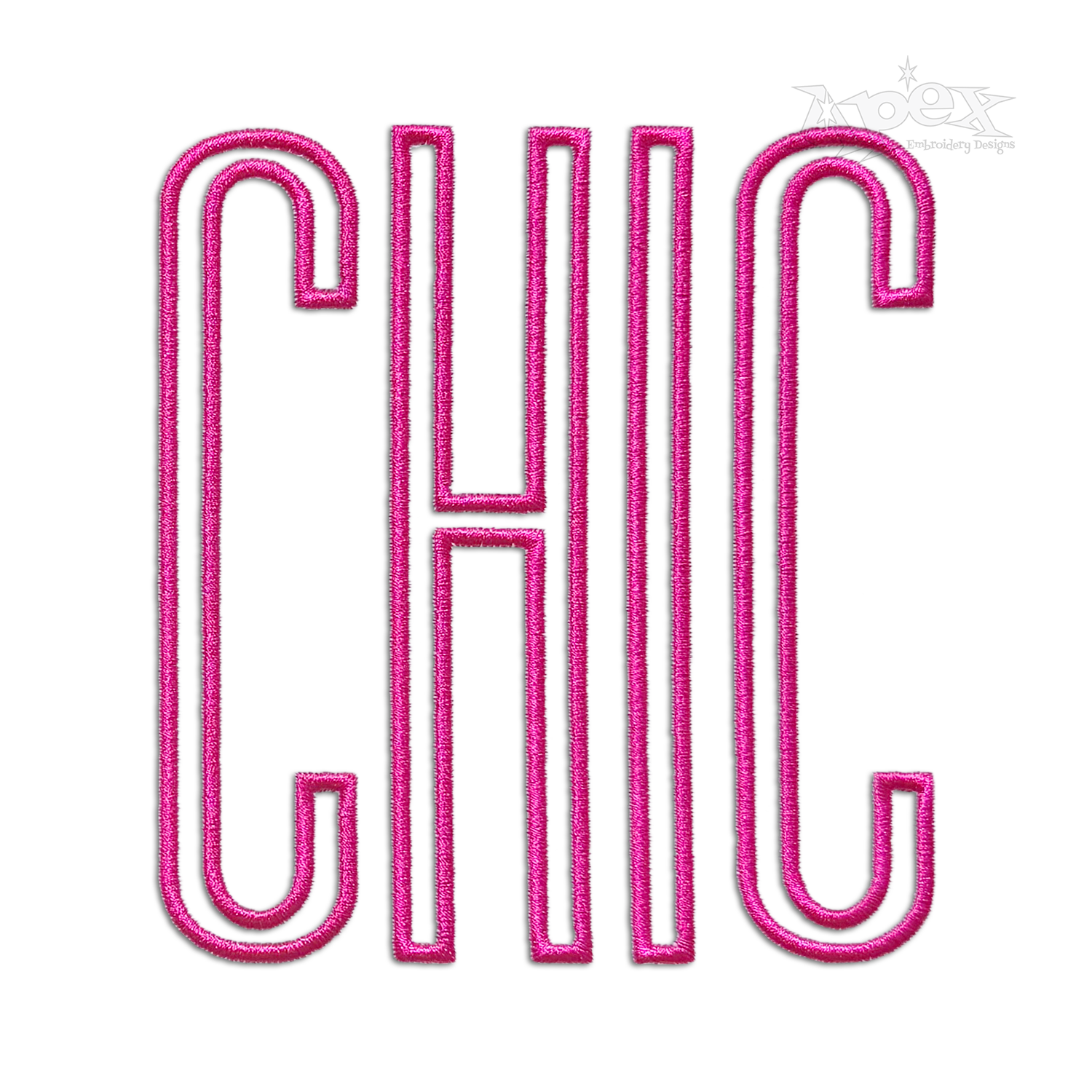 Tall Chic Narrow Machine Embroidery Fonts Download Chic