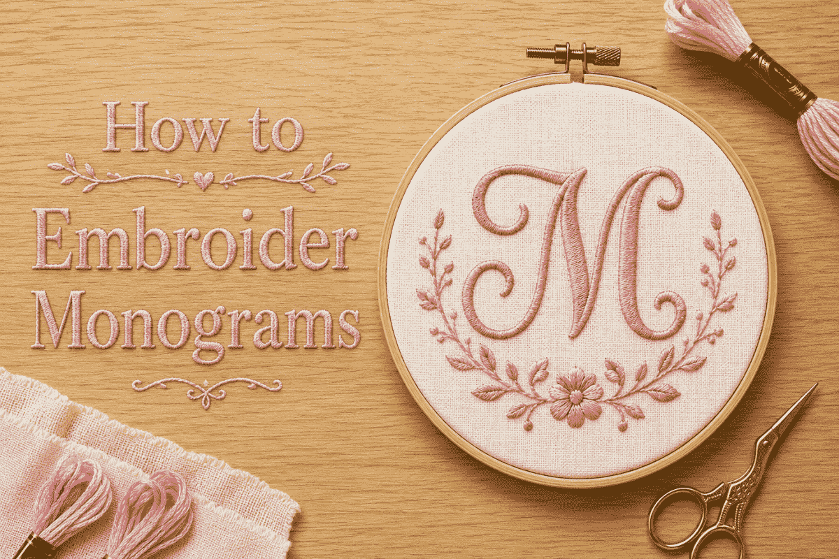 How to Embroider Monograms: The Complete Step-by-Step Guide to Elegant Personalized Embroidery