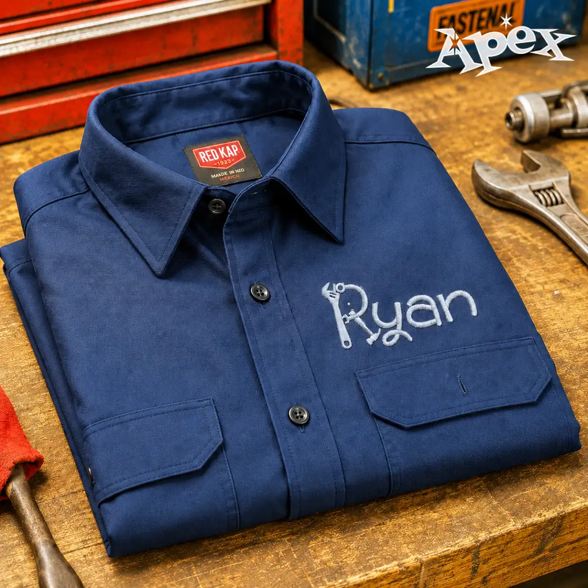 Hand Tools Embroidery Font shirt