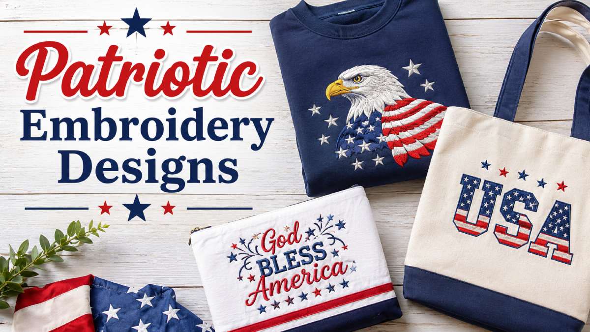 patriotic embroidery designs