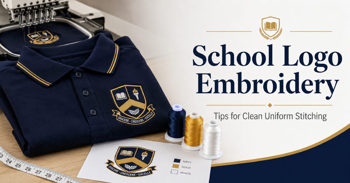 school logo embroidery​