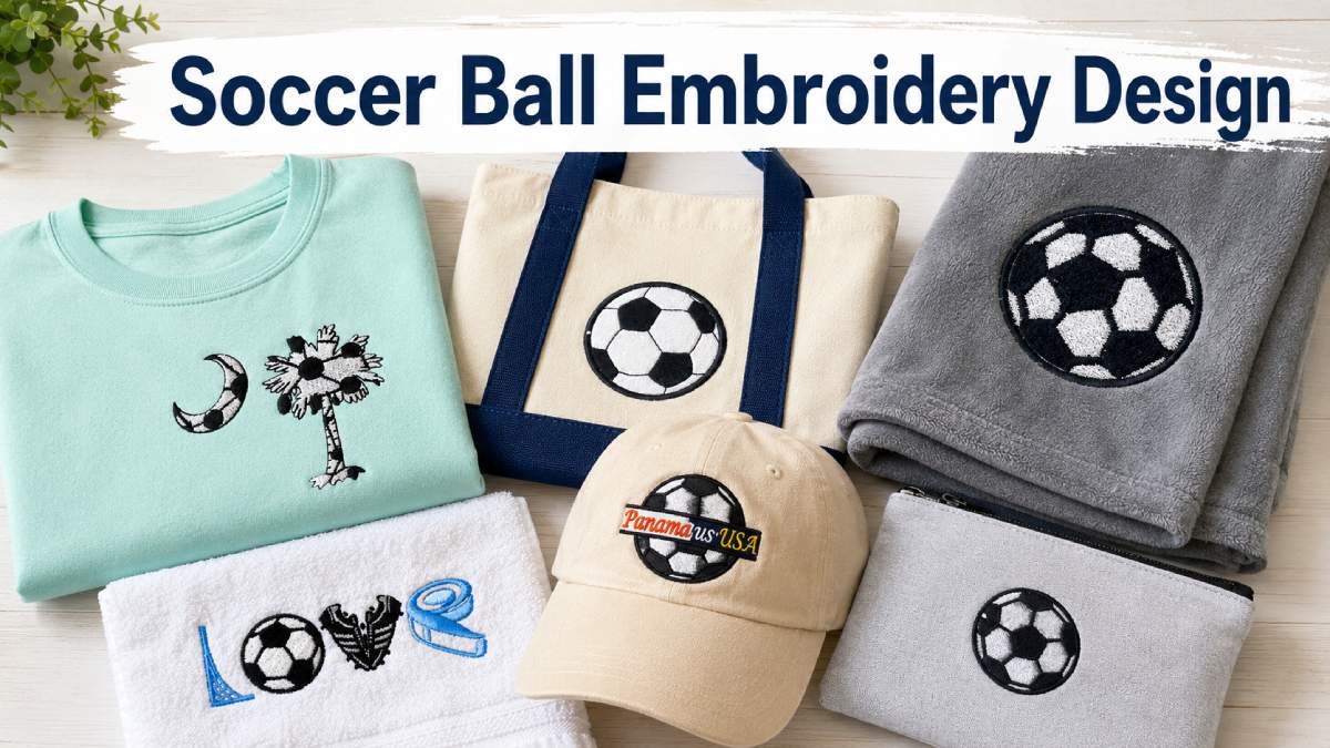 Soccer Ball Embroidery Design Picks
