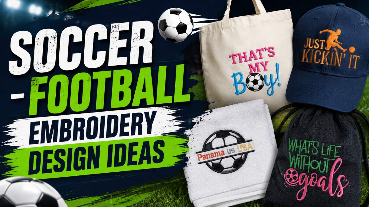 Best Soccer - Football Embroidery Design Ideas