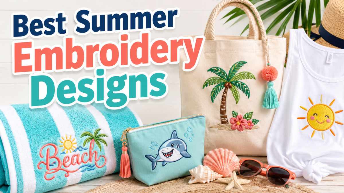 best Summer Embroidery Designs