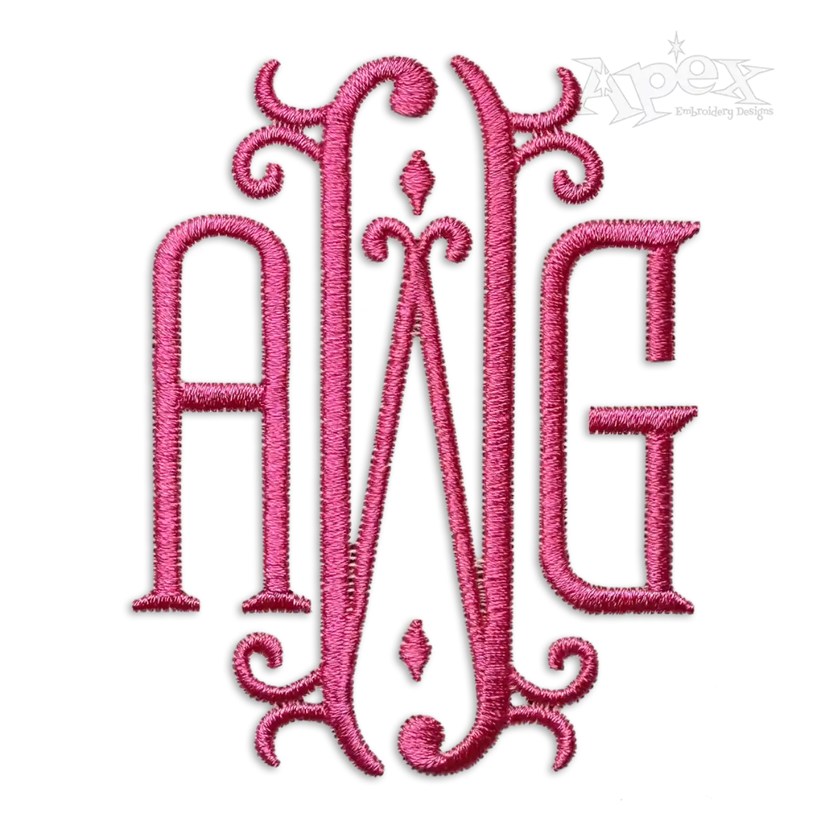 Vienna Embroidery Font AWG name