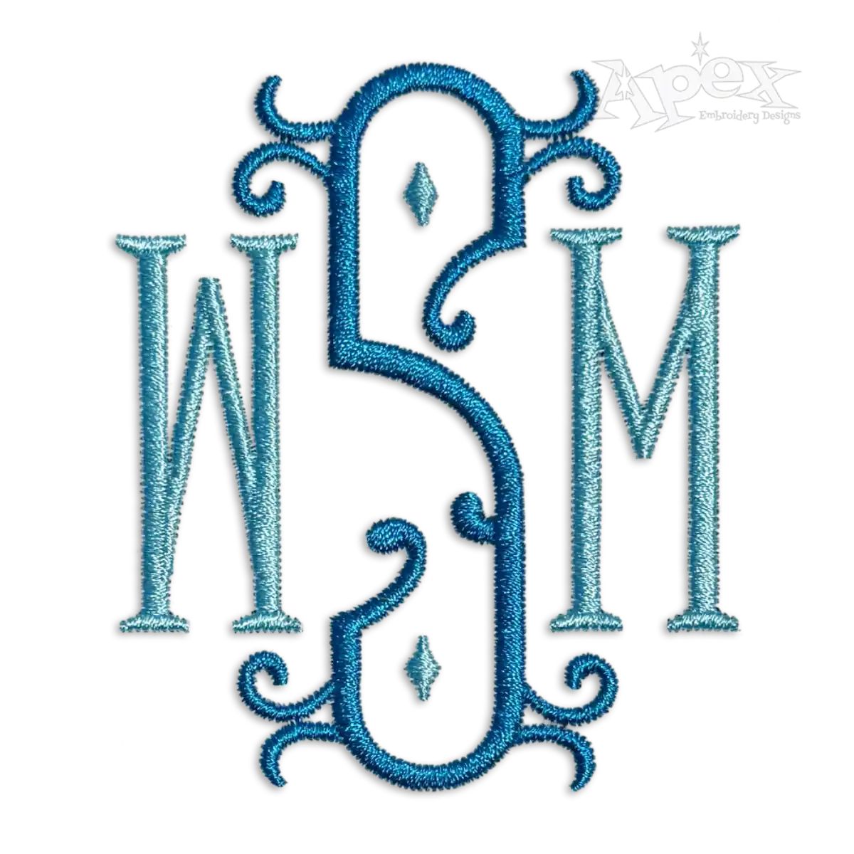 Vienna Embroidery Font WSM name