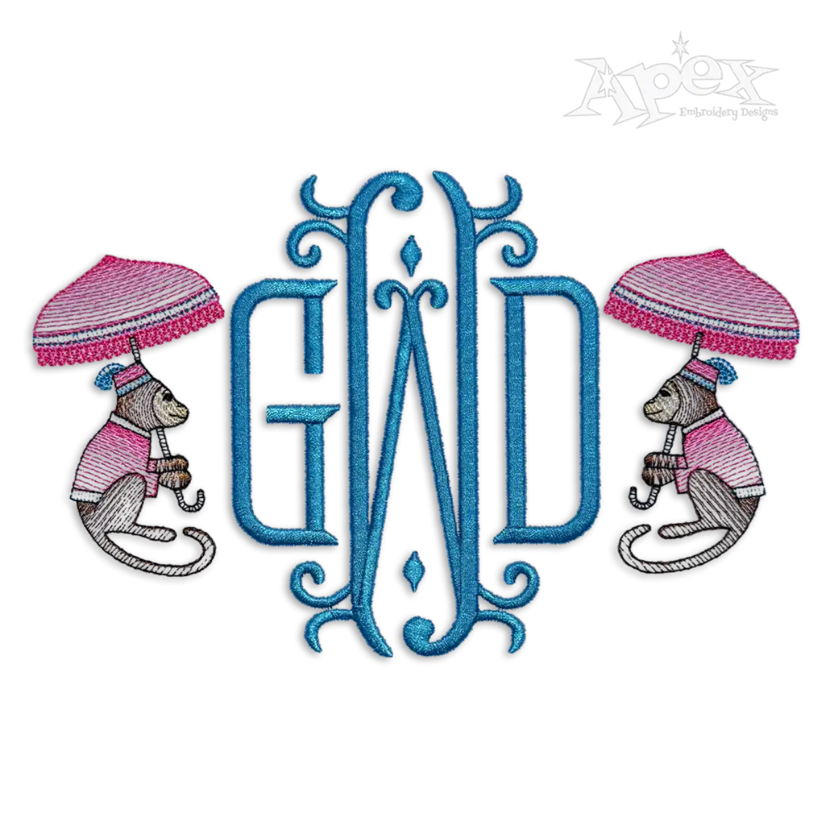 Vienna Embroidery Font GWD name