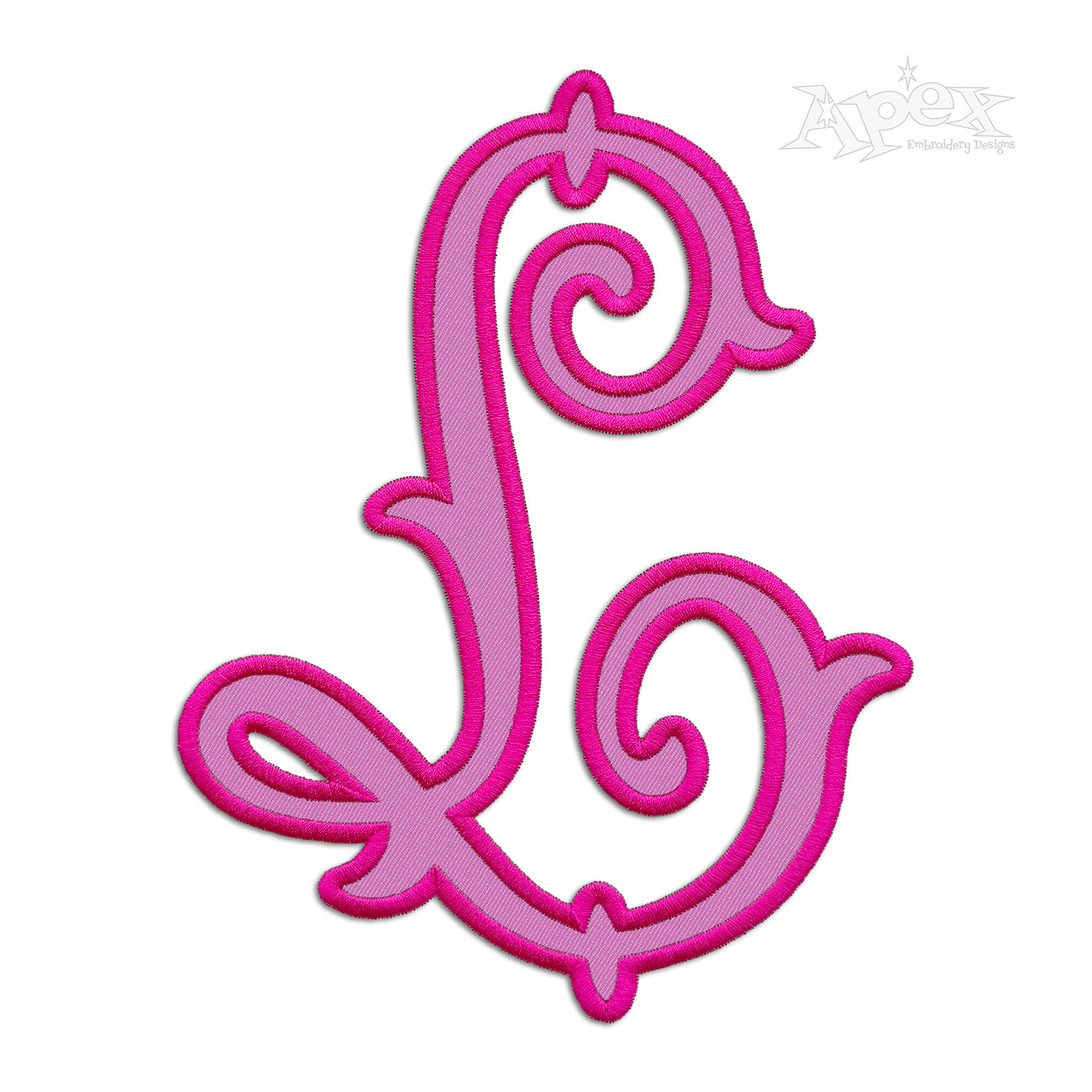 Arabesque Machine Machine Embroidery Font by Apex L