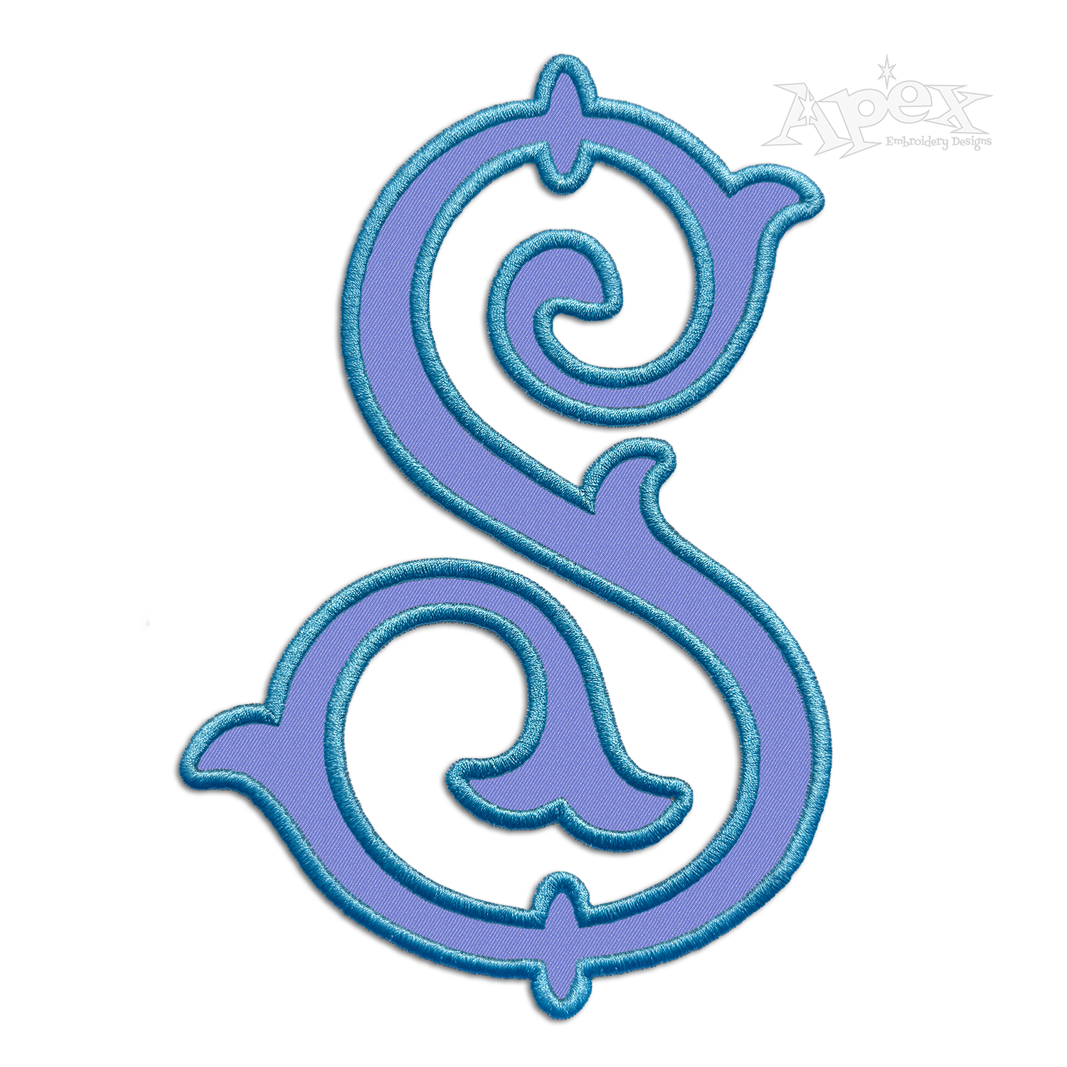 Arabesque Machine Machine Embroidery Font by Apex S