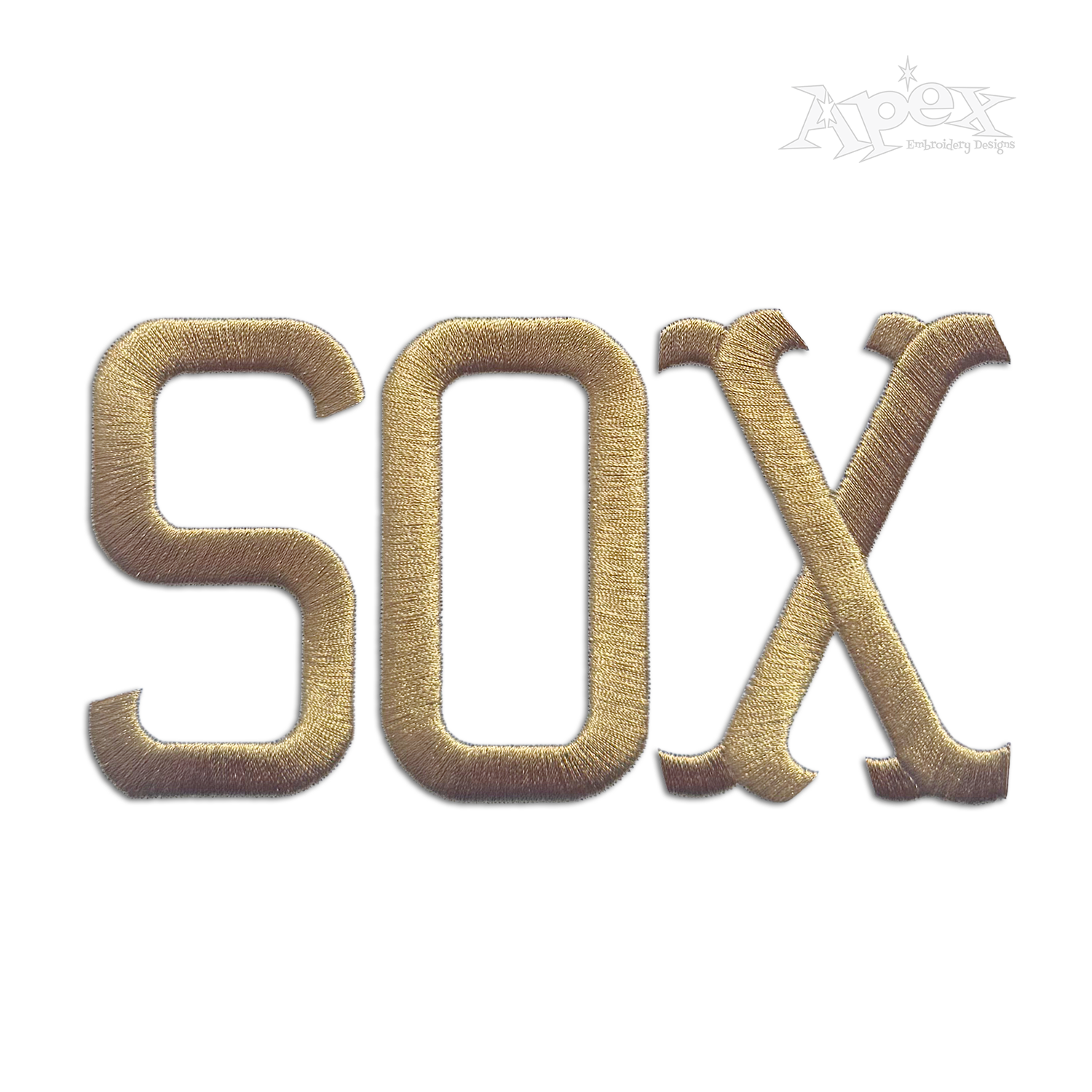 Outlaw Western Sox Embroidery Fonts Royal