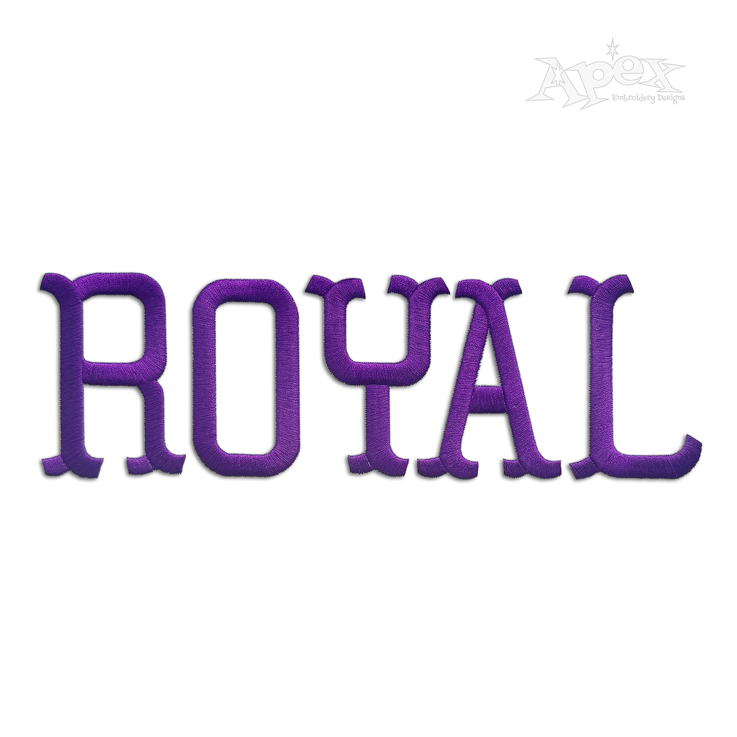 Outlaw Western Embroidery Fonts Royal