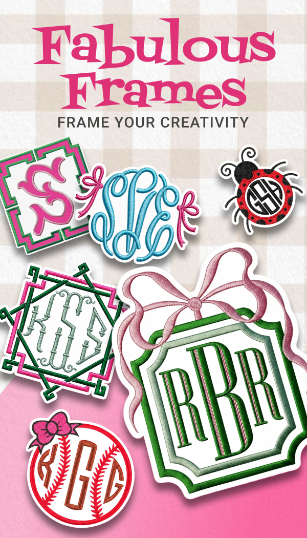 Monogram Embroidery fonts