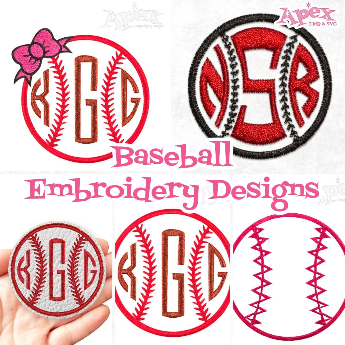 baseball outline embroidery design thumbnail