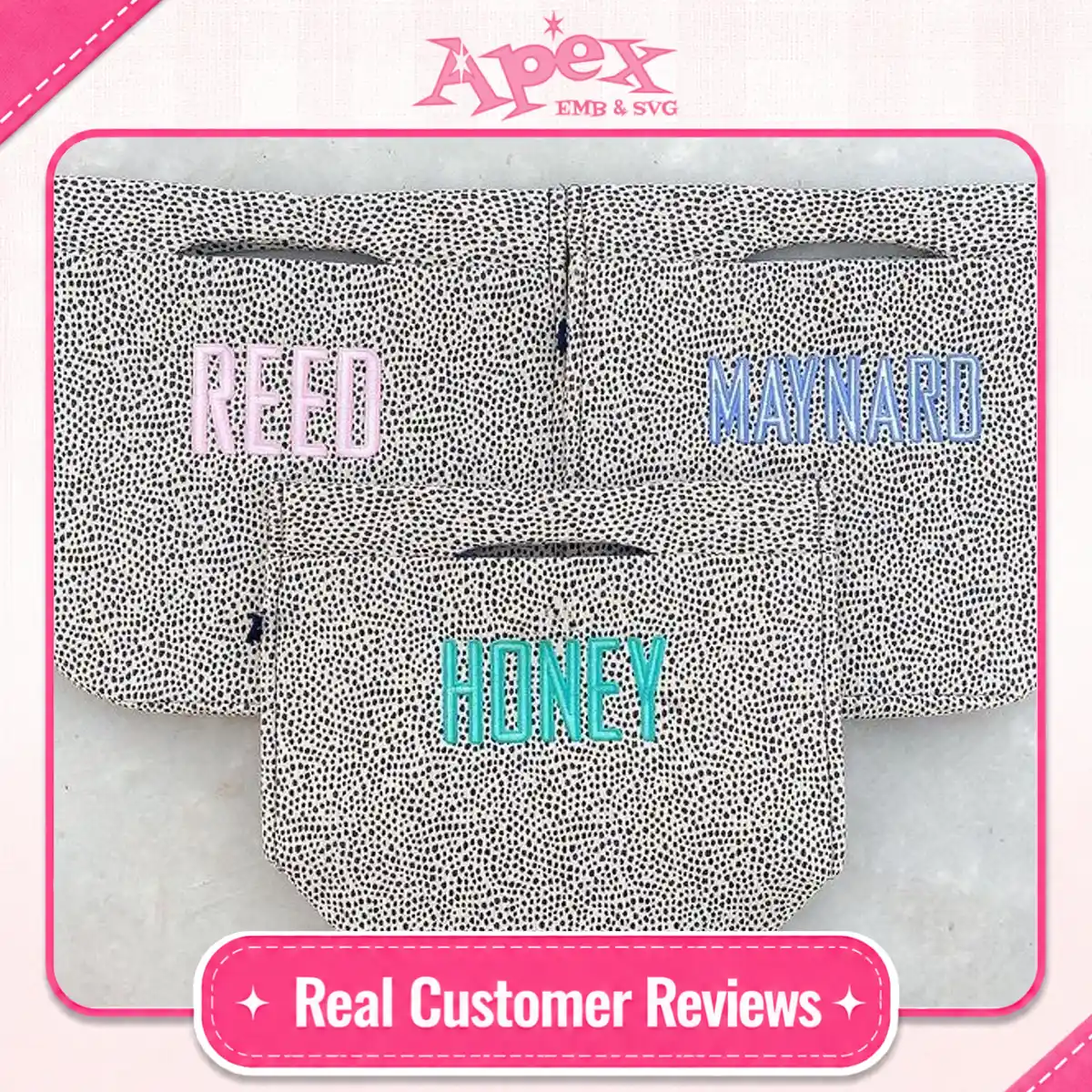 Maxwell Embroidery Font fan review Apex