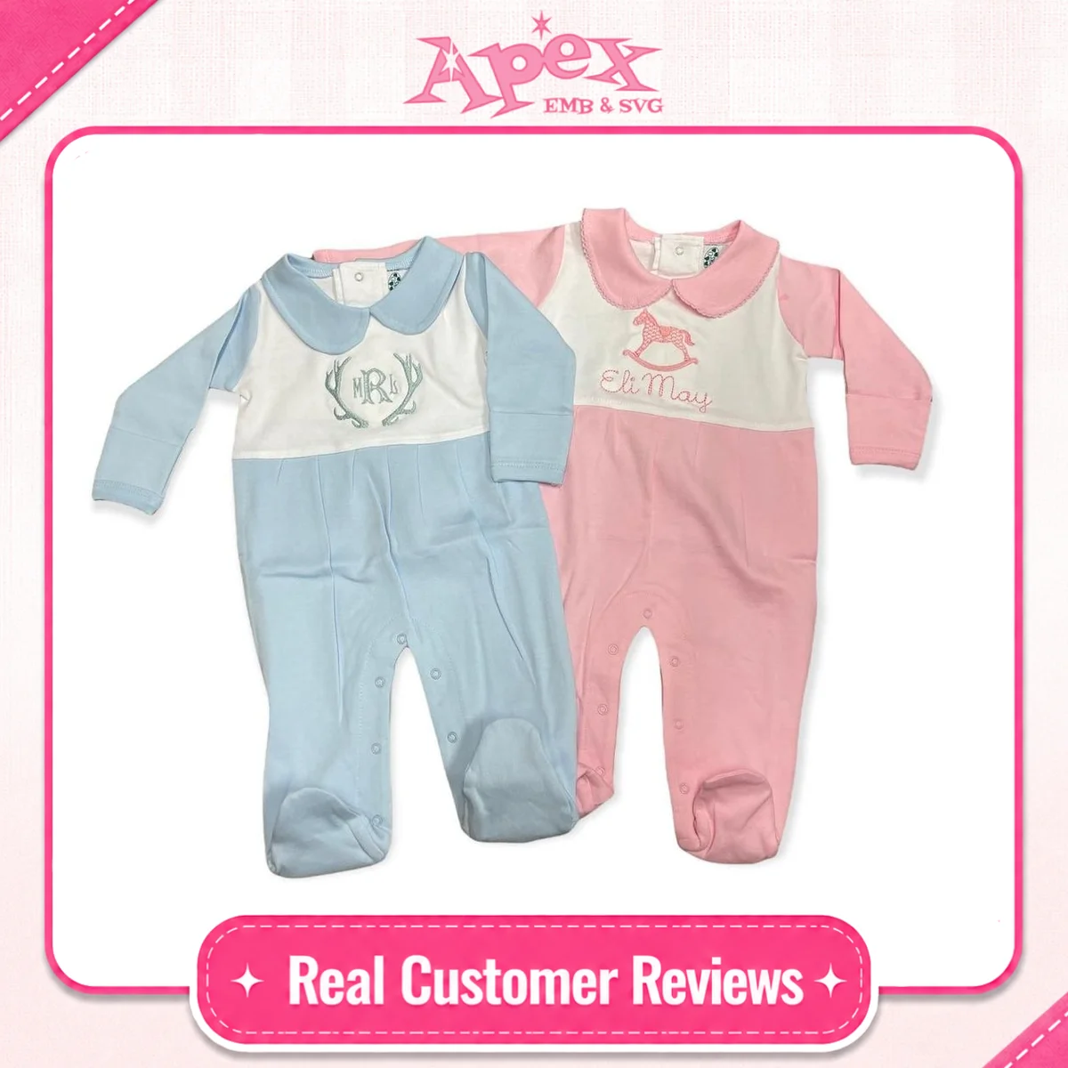 Ribbed Monogram Embroidery Font fan review for kids