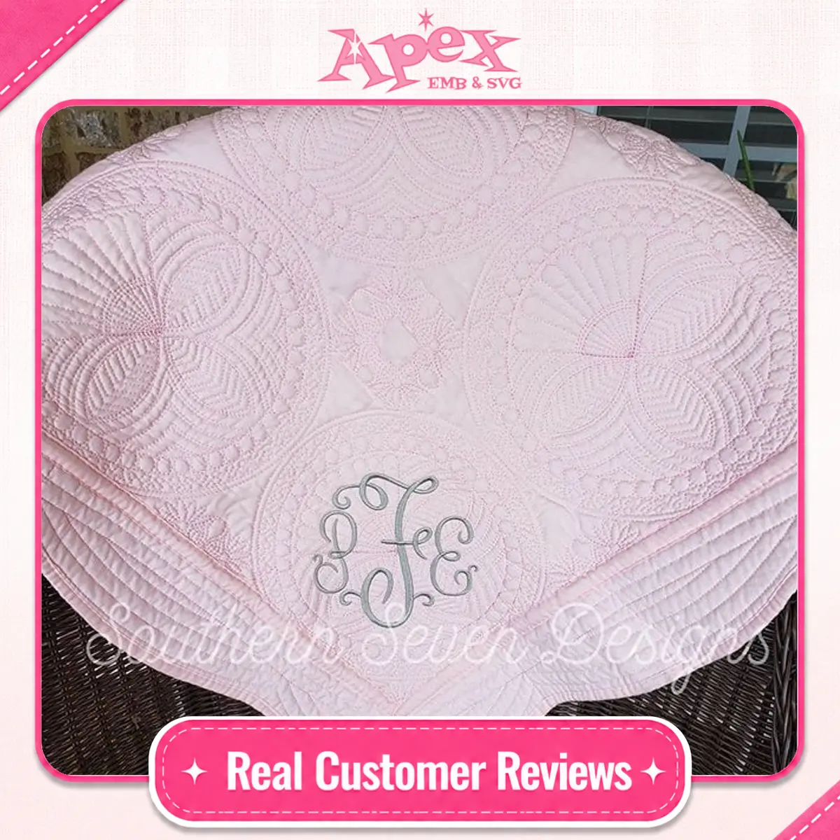 Suzanne Curlz Embroidery Font fan review