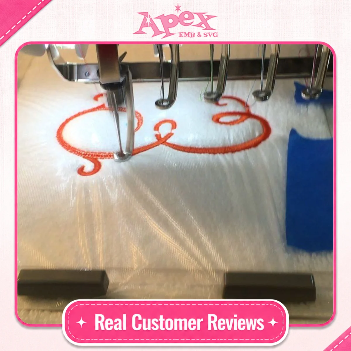 Suzanne Curlz Embroidery Font fan review
