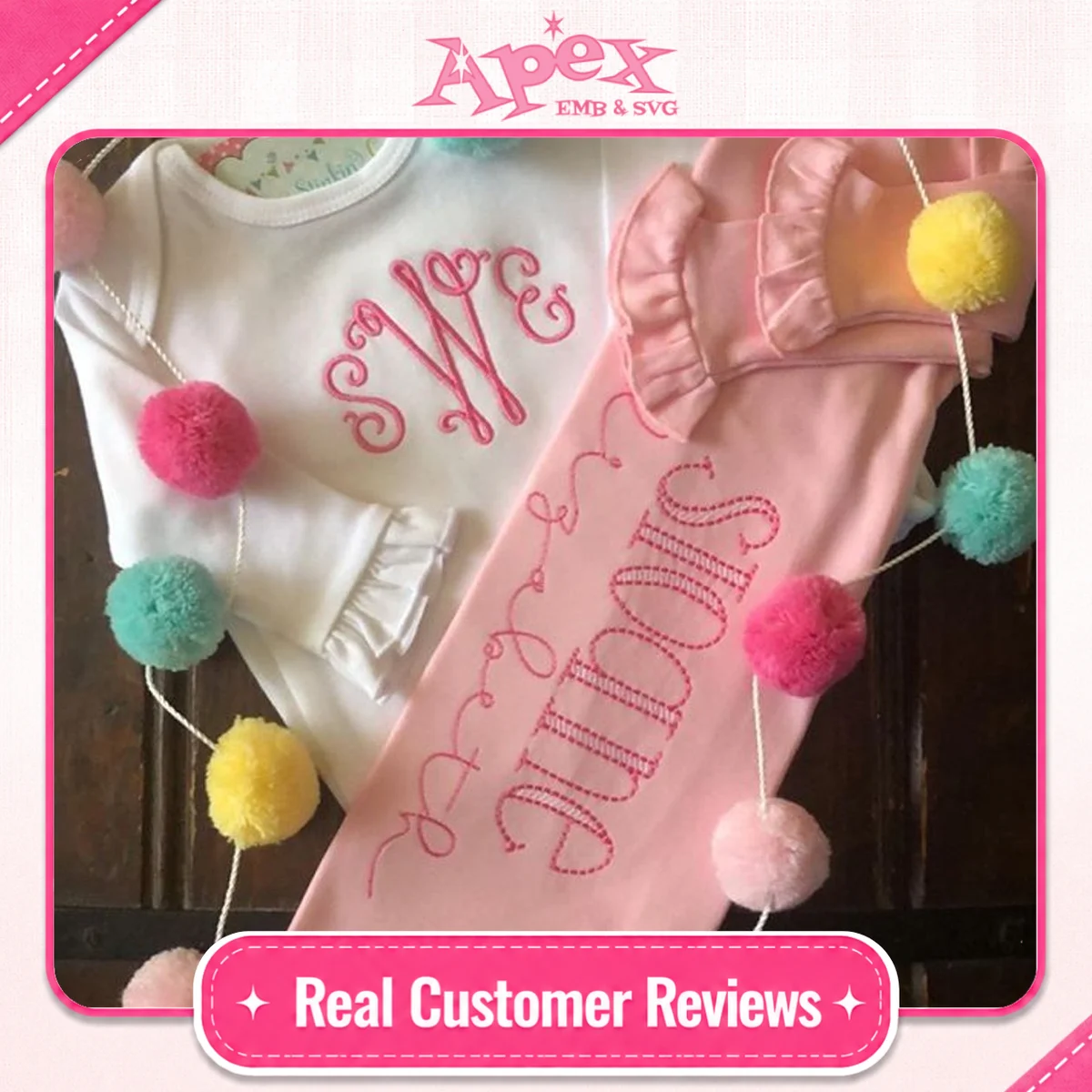 Suzanne Curlz Embroidery Font fan review for kid
