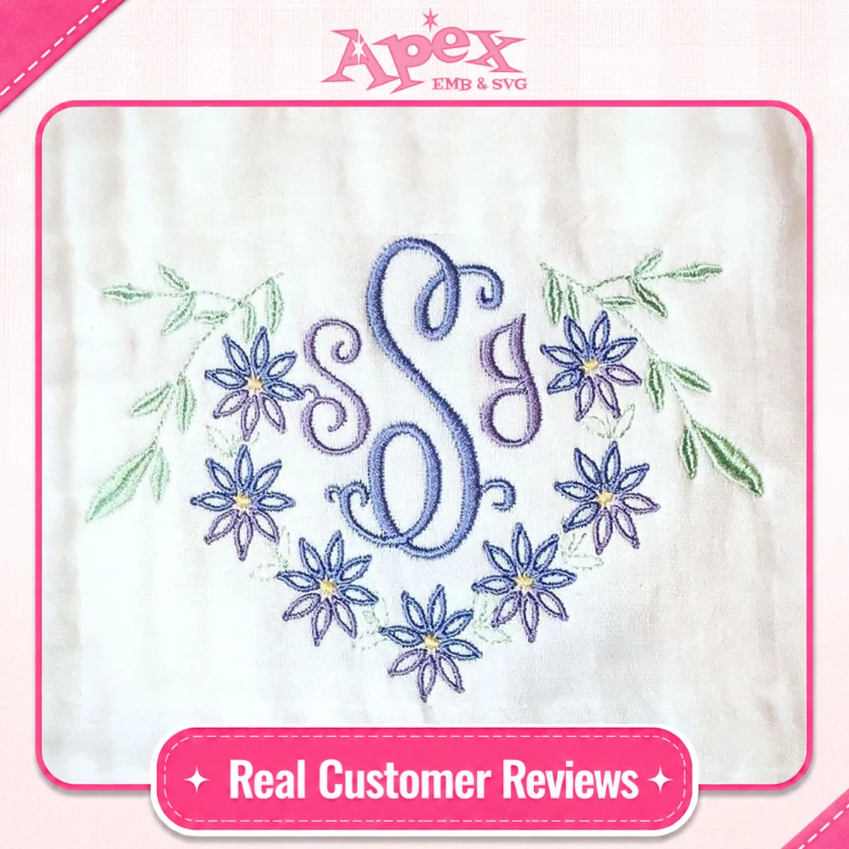 Suzanne Curlz Embroidery Font fan review