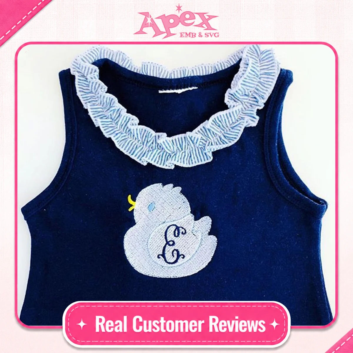 Suzanne Curlz Embroidery Font fan review Apex girl dress