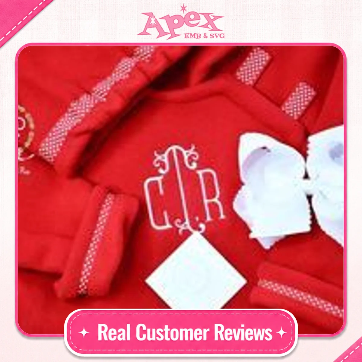 Vienna Embroidery Font fan review Apex clothes