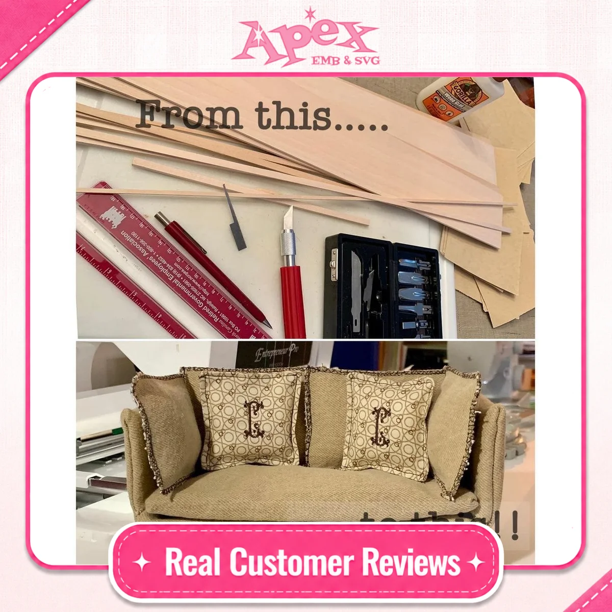 Vienna Embroidery Font fan review Apex Throw pillow