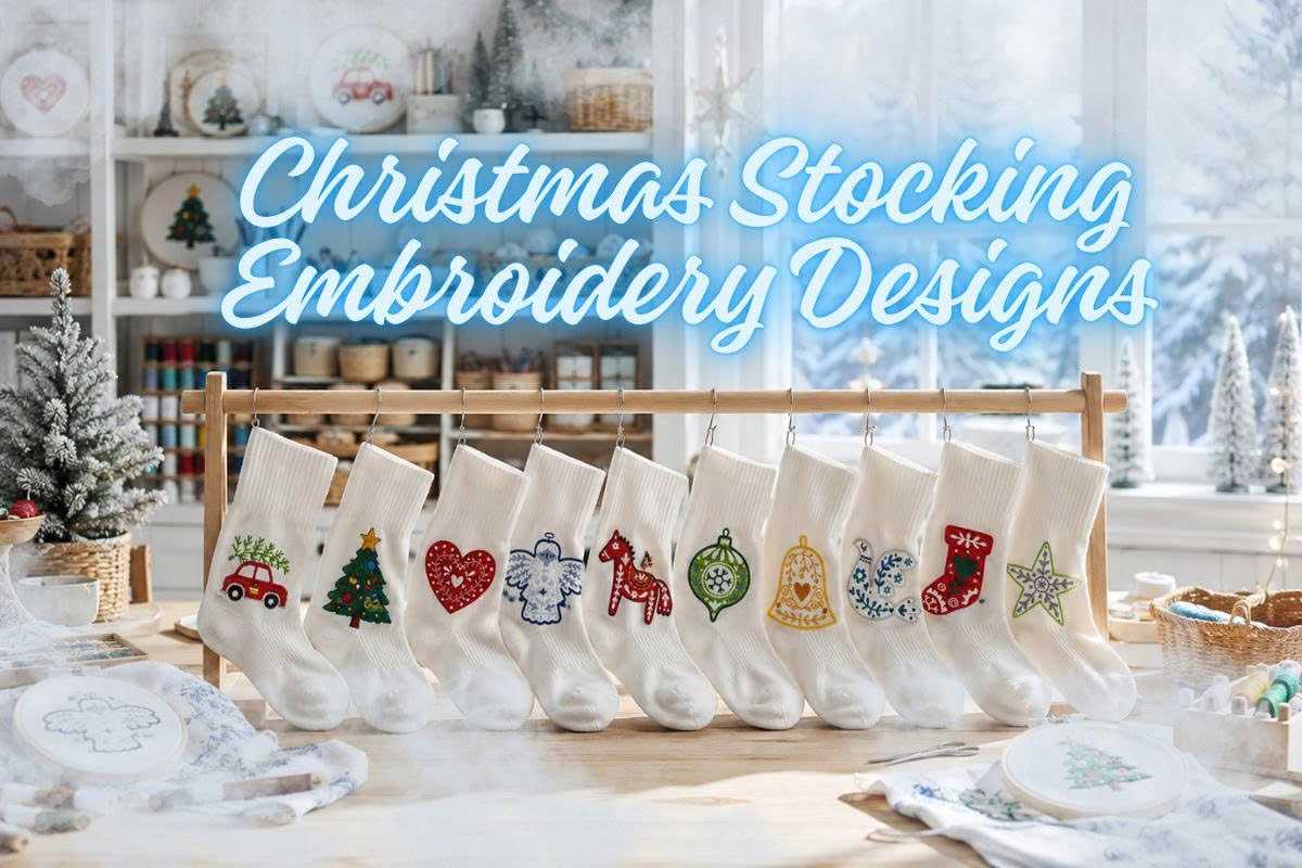 Christmas Stocking Embroidery Designs for a Cozy Holiday Season