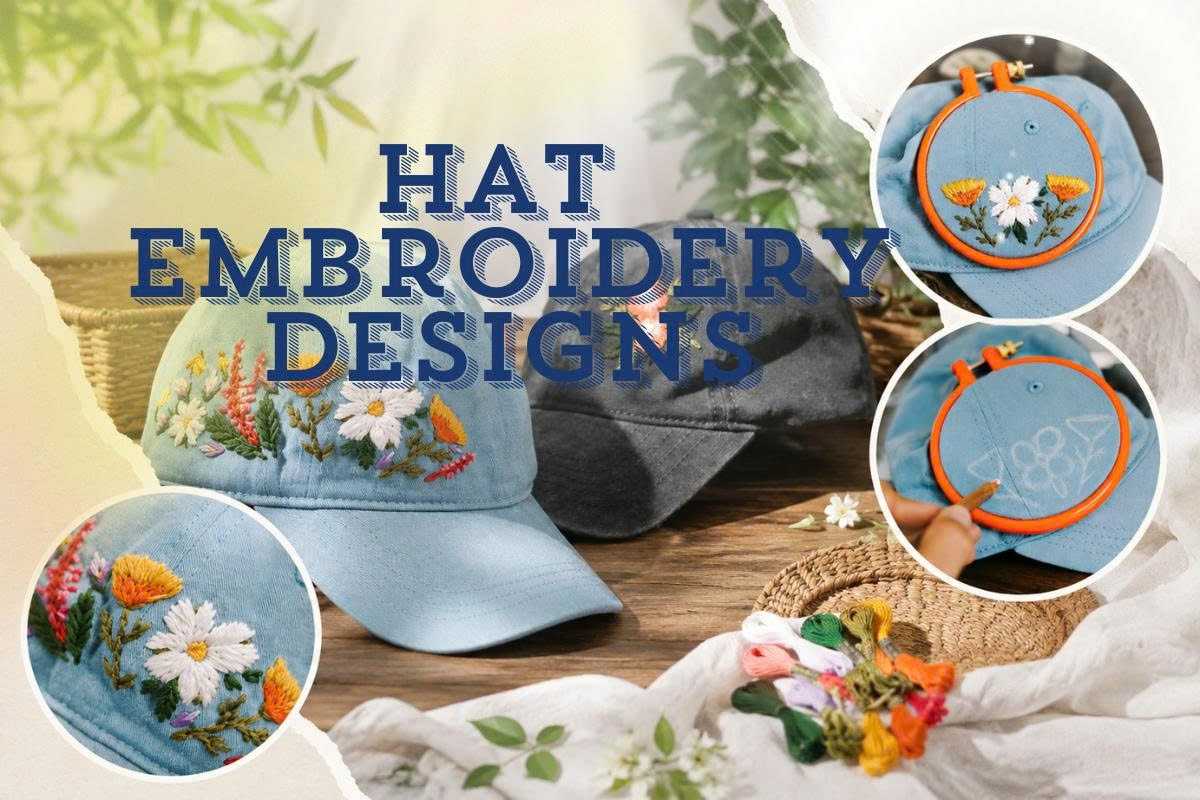 Hat Embroidery Designs: Creative Ideas for Custom Embroidered Caps