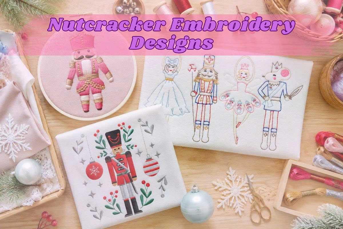 Nutcracker Embroidery Designs to Make Your Christmas Magical