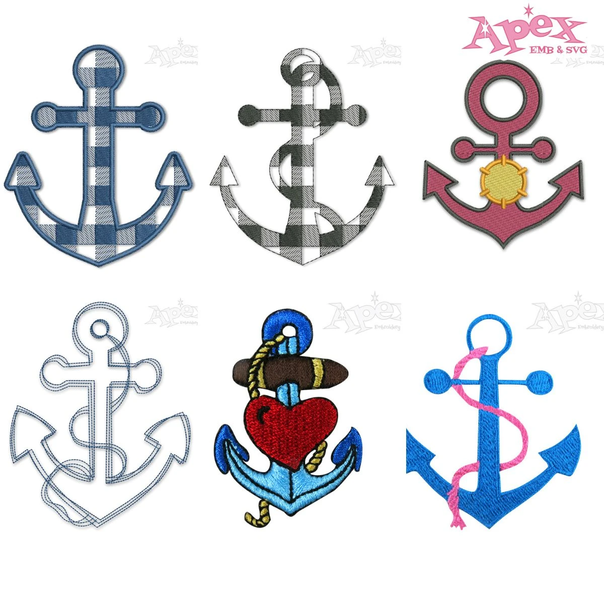 Anchor Embroidery Designs Bundle thumbnail