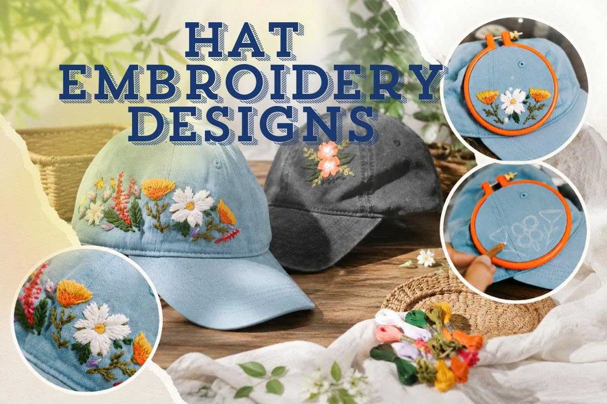 Hat Embroidery Designs: Creative Ideas for Custom Embroidered Caps