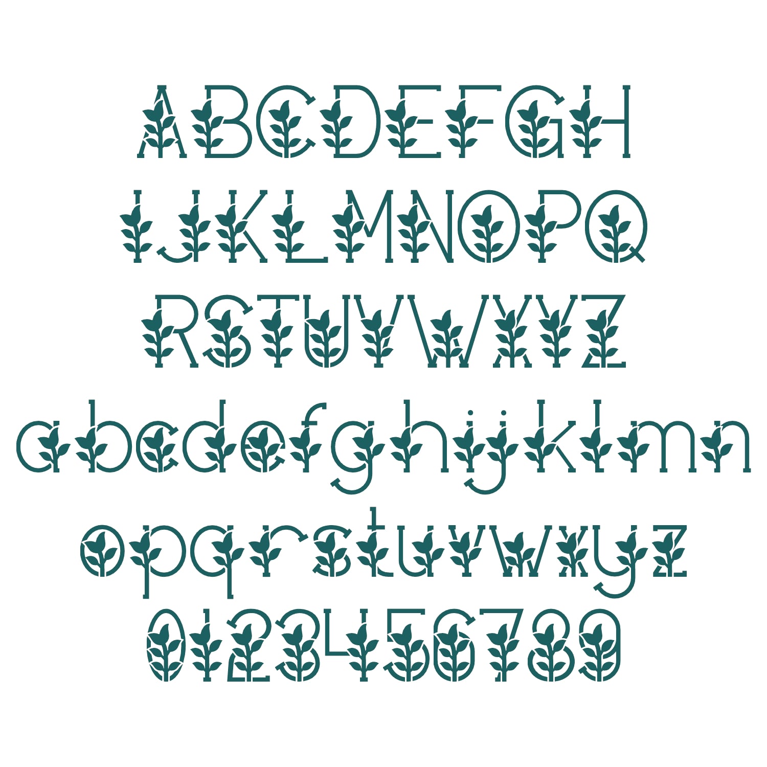 Tulip Right Installable Font - OTF TTF Keyboard Typable