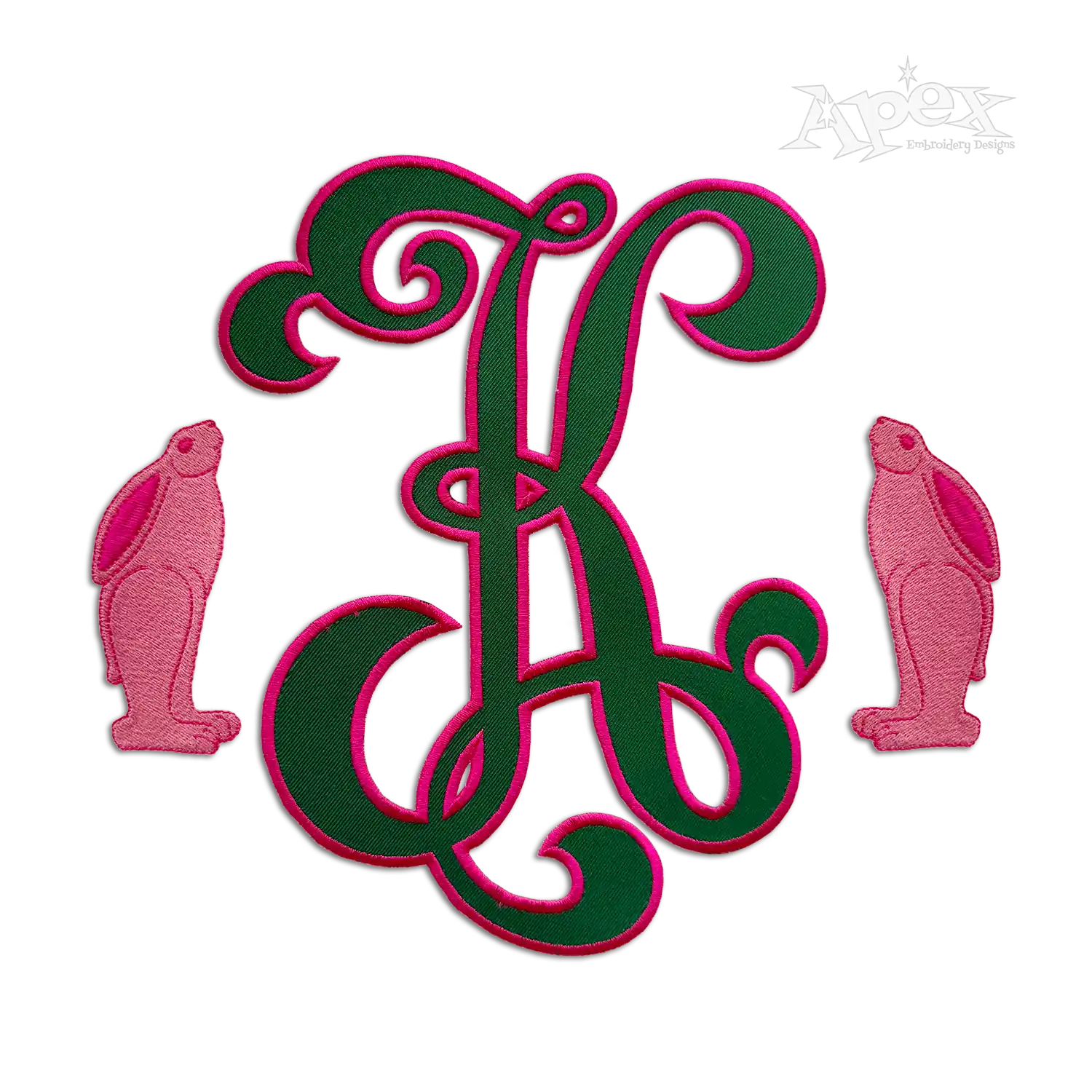 Ancient Egyptian Rabbit Bunny Machine Embroidery Design Apex 2