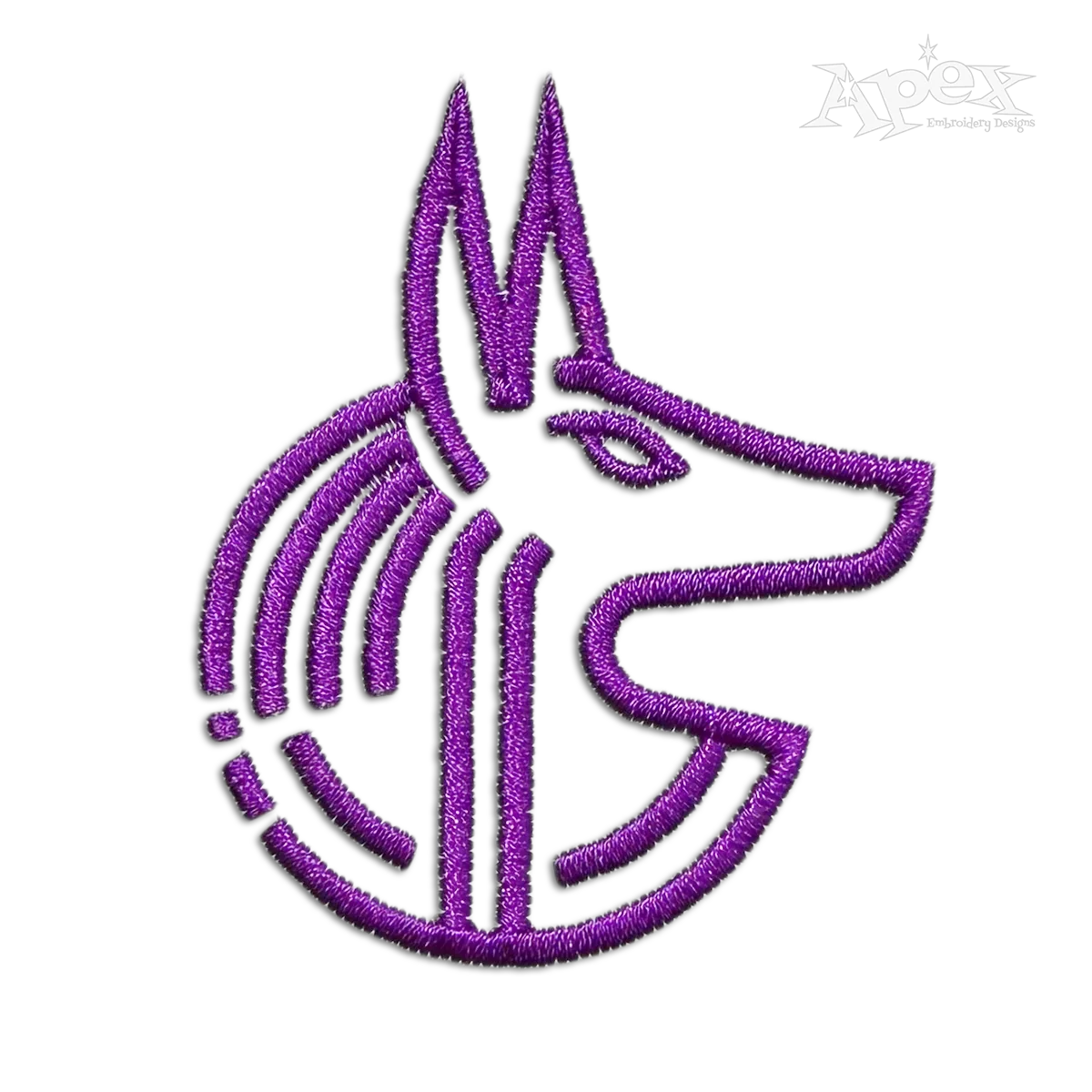 Egypt Dog Machine Embroidery Design by Apex