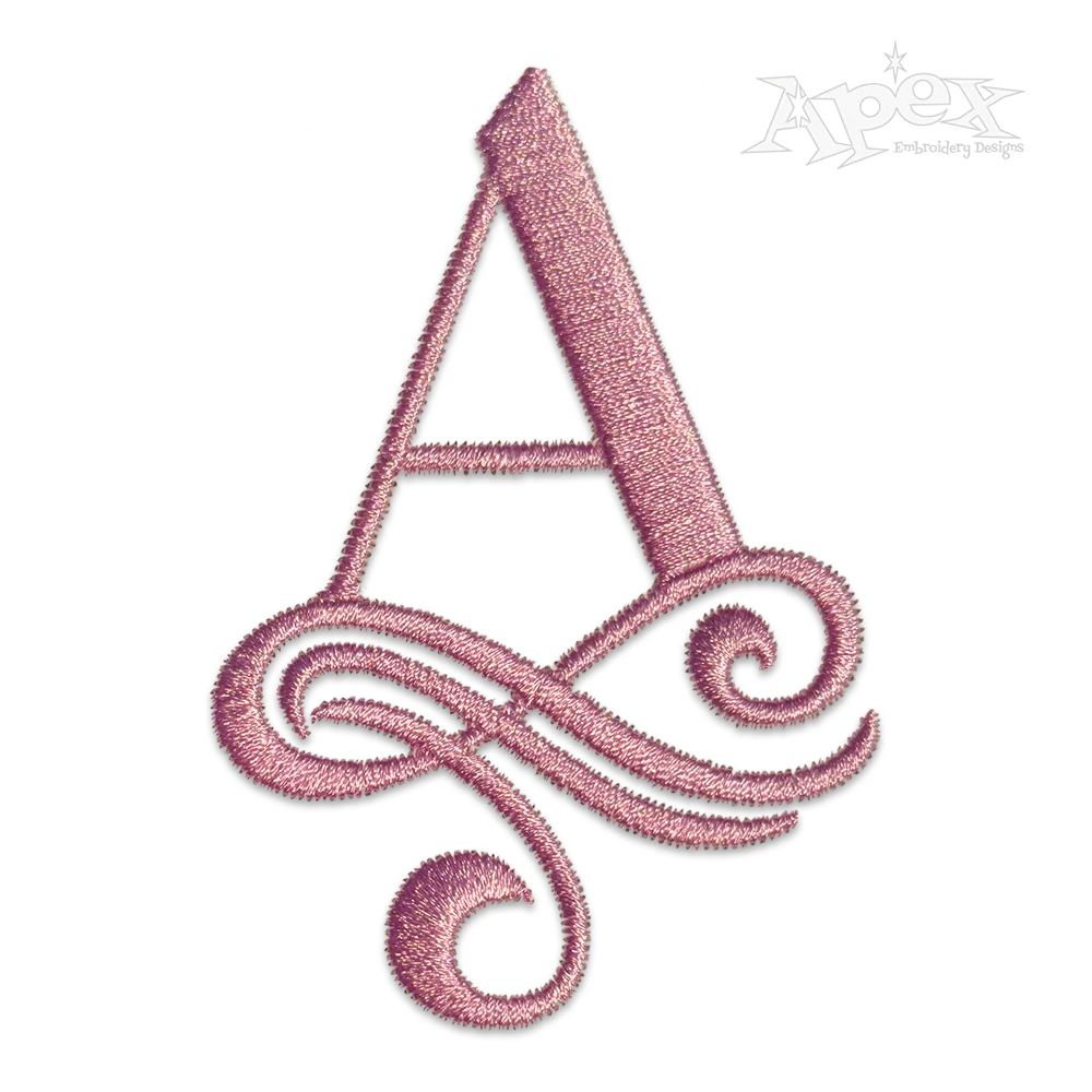 Arlene Vintage Machine Embroidery Font by Apex
