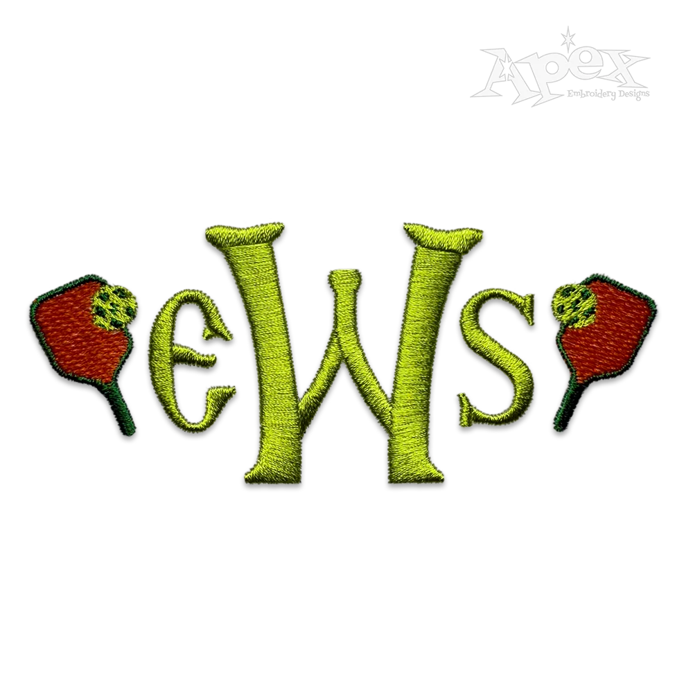 Athens Machine Embroidery Font Set