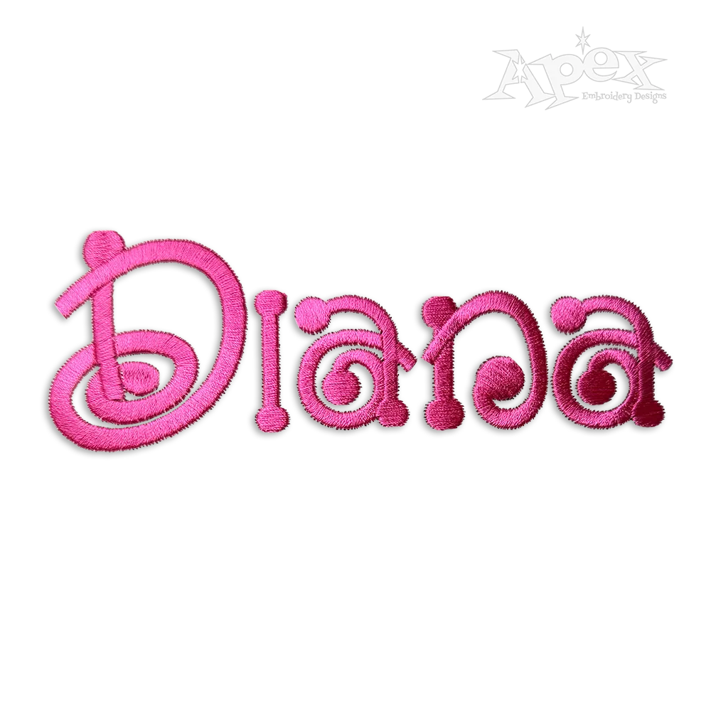 Baby Dots Machine Embroidery Fonts by Apex Designs Fonts