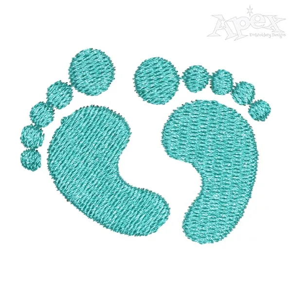 Baby Feet Embroidery Design