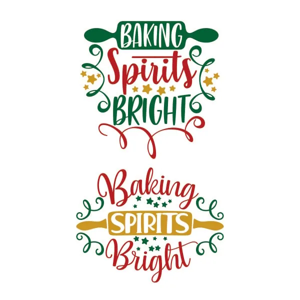 Baking Sprits Bright SVG Cuttable Design